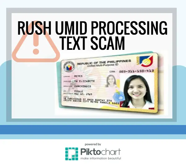 RUSH UMID Processing Text Scam