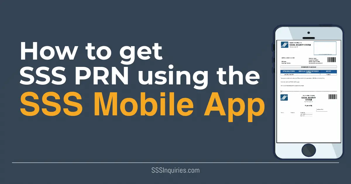 How to Get SSS PRN using the SSS Mobile App - Featured Image