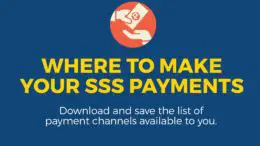 Where to Make your SSS Payments