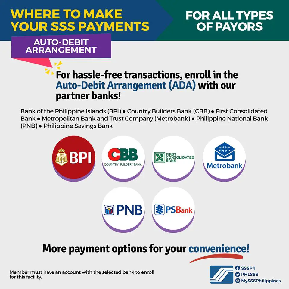 SSS Payment Centers - For Individual Members