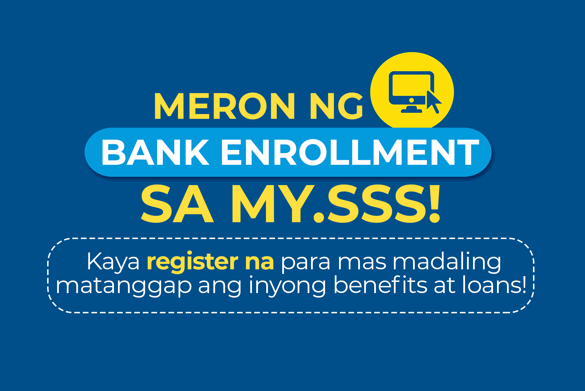 How to Enroll my Bank Account in My.SSS - SSS Inquiries