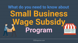Small Business Wage Subsidy Program