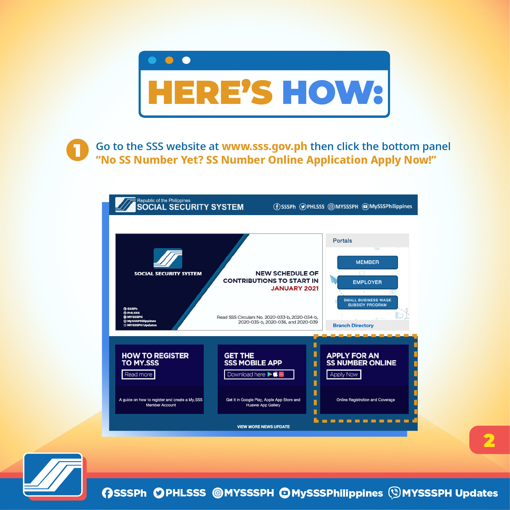 How to Apply for SSS Number and Submit Documentary Requirements Online ...