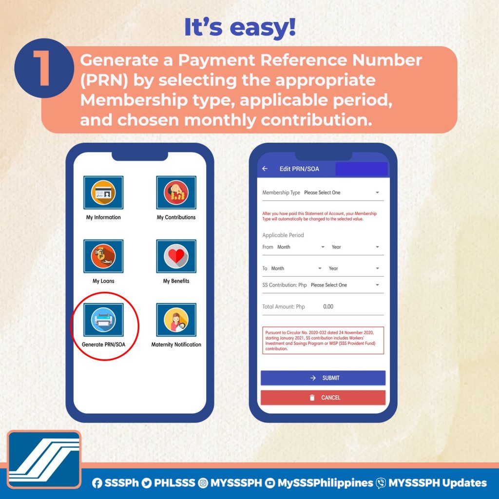  SSS Mobile App Tutorial: Get yoru SSS Contributions PRN and Pay via BPI