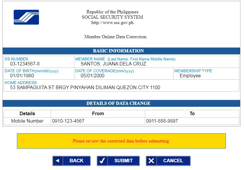 How to Update Contact Information for SSS Pensioners 007 (6)