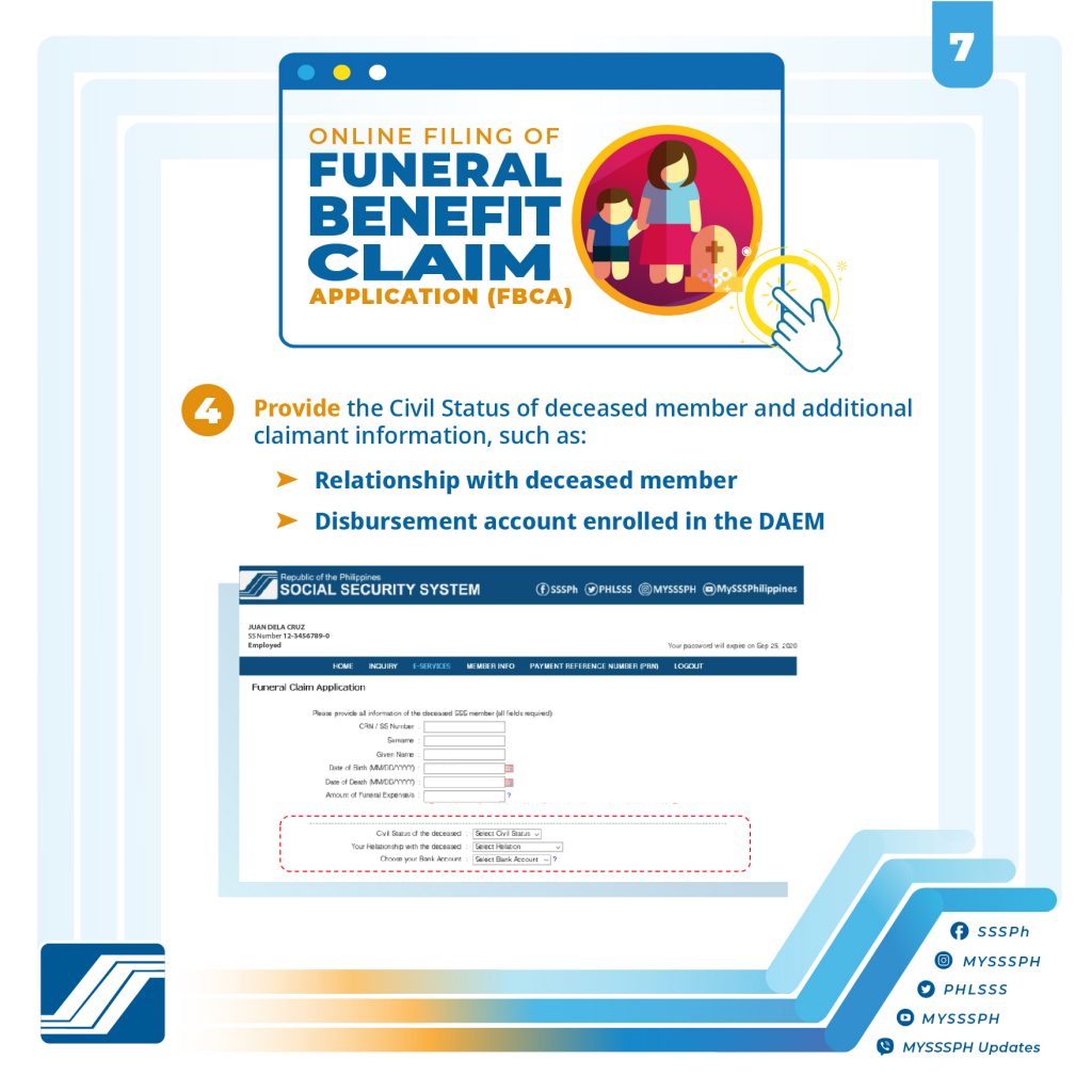 How to File for SSS Funeral Claim Online