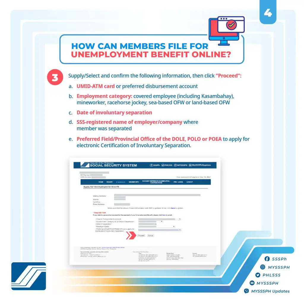 How to File for SSS Unemployment Benefit Online thru SSS Website