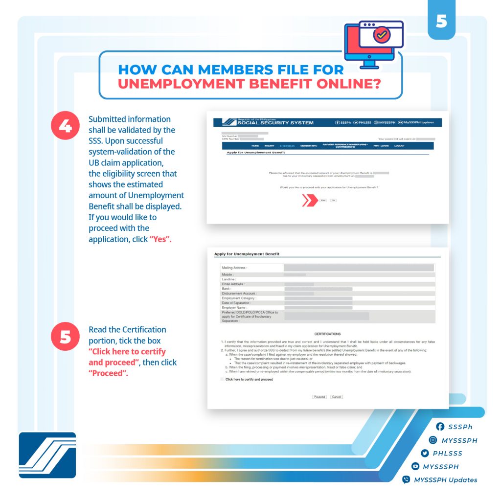 How to File for SSS Unemployment Benefit Online thru SSS Website