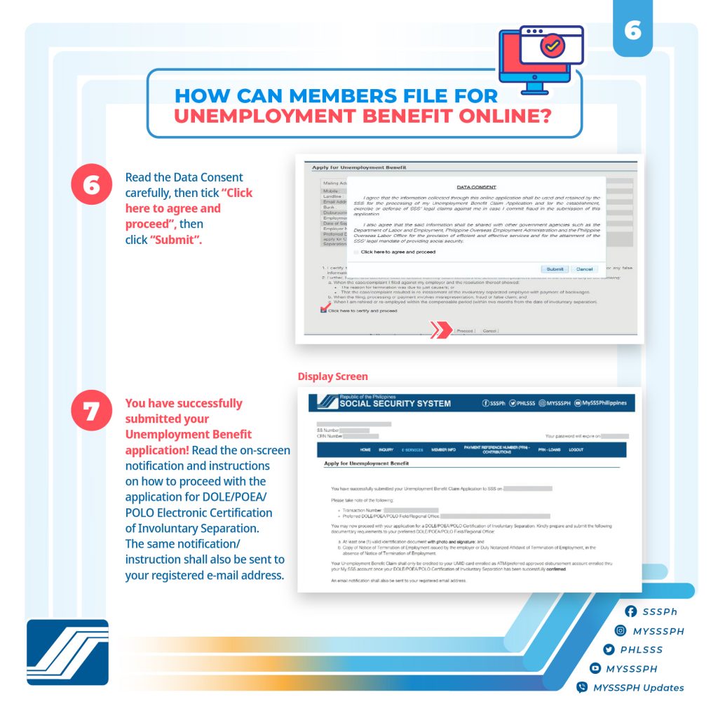 How to File for SSS Unemployment Benefit Online thru SSS Website