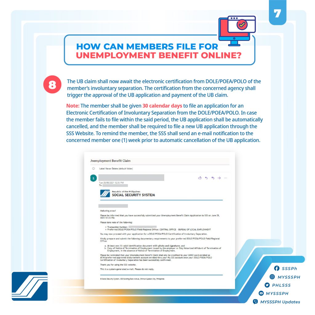 How to File for SSS Unemployment Benefit Online thru SSS Website