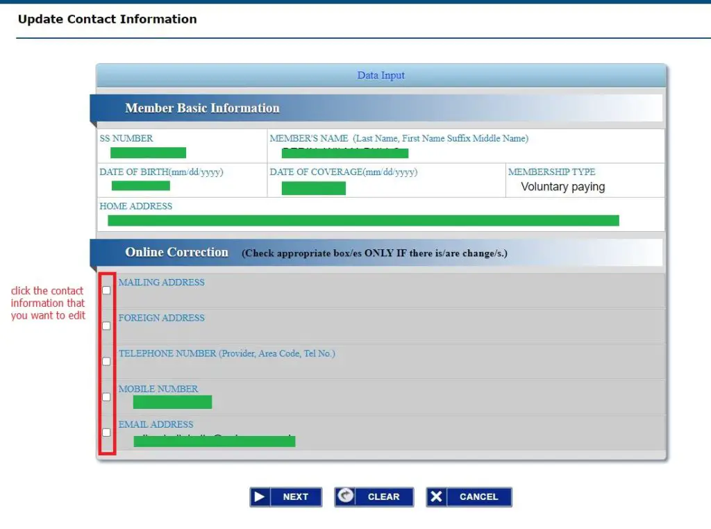 04 - Update SSS Contact Information (1)