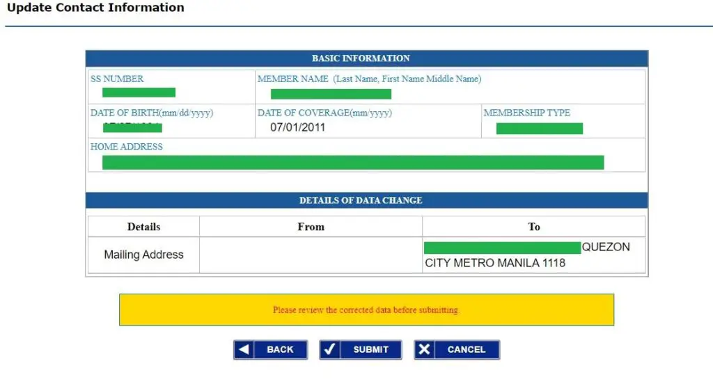 05 - Update SSS Contact Information (3)