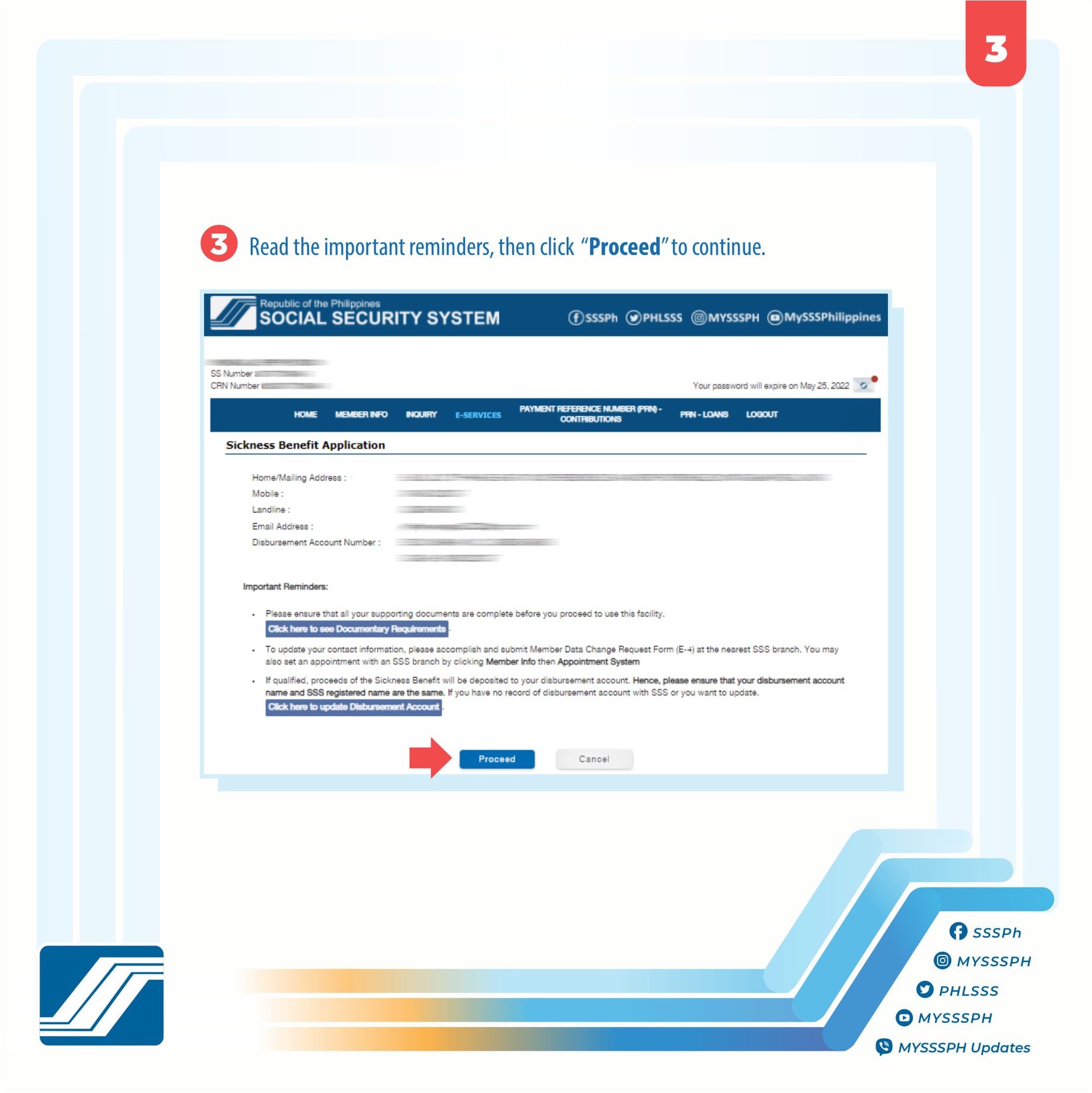 How to Submit Online Sickness Benefit Application thru My.SSS Account