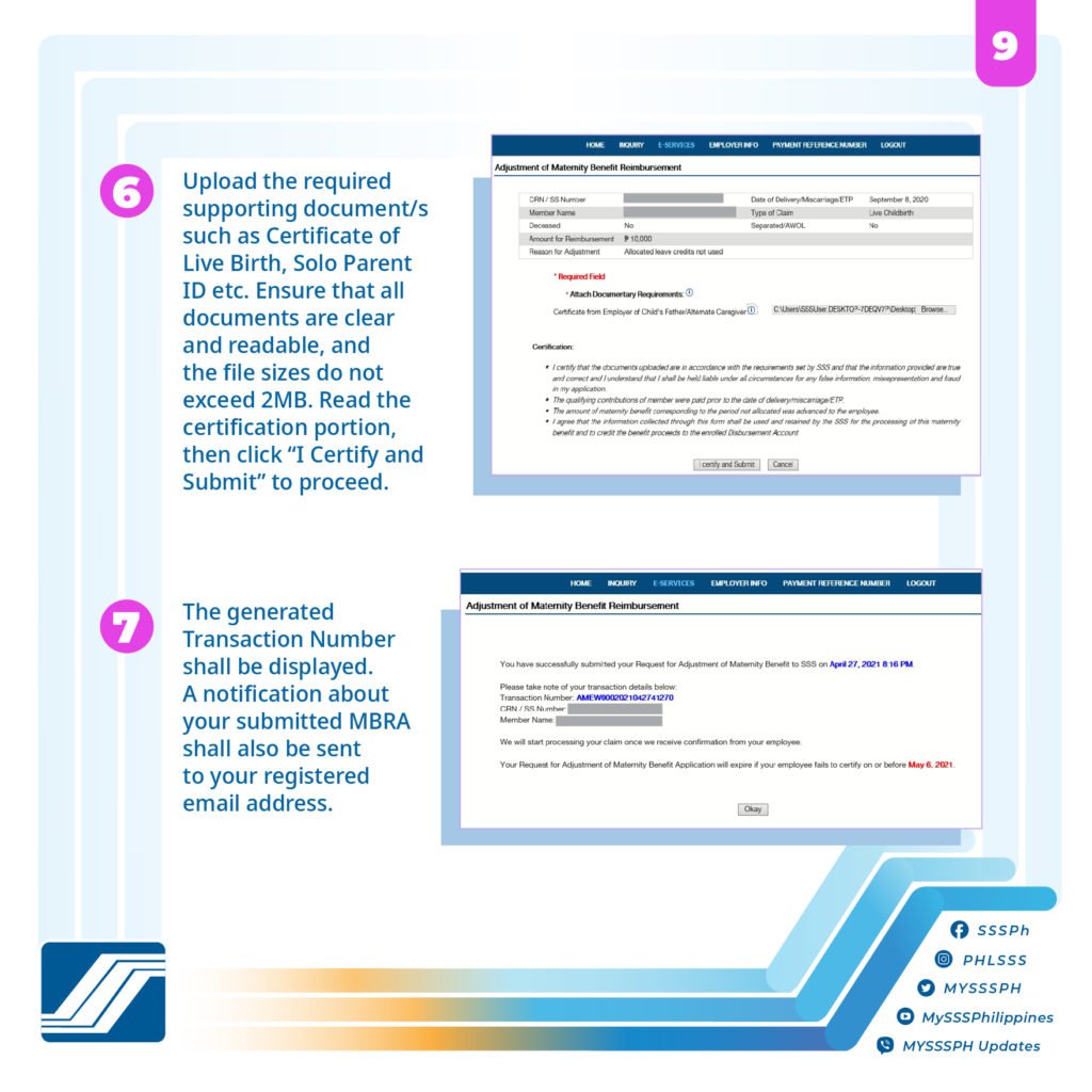 How to File for SSS Maternity Benefit Reimbursement Application for Regular and Household Employers - Thumbnail