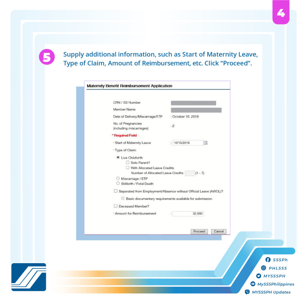 How to File for SSS Maternity Benefit Reimbursement Application for Regular and Household Employers - Thumbnail