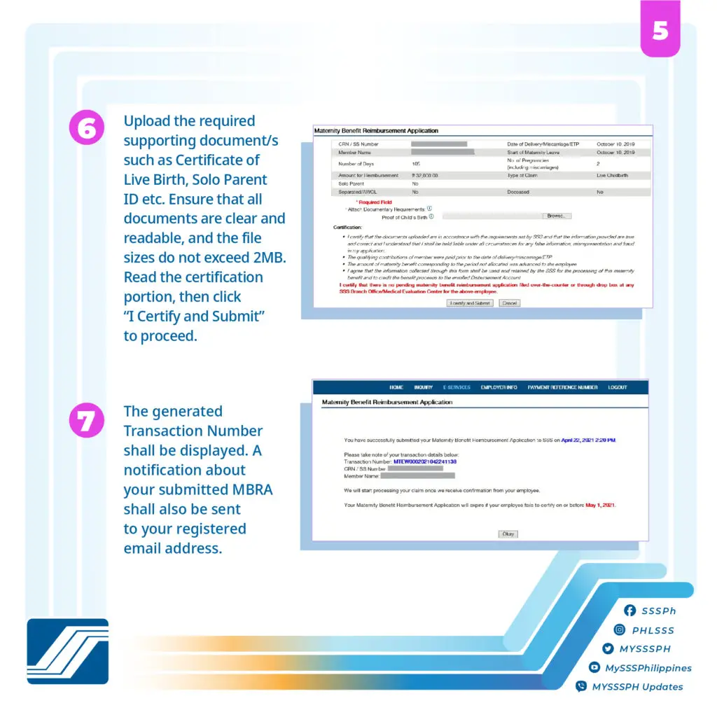 How to File for SSS Maternity Benefit Reimbursement Application for Regular and Household Employers - Thumbnail